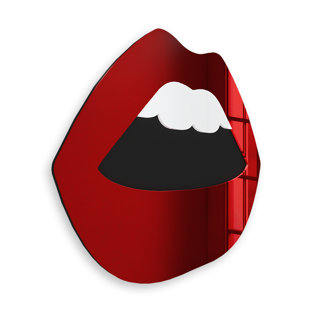 Lips Mirror Wall Art – Bold Pop Glam Décor