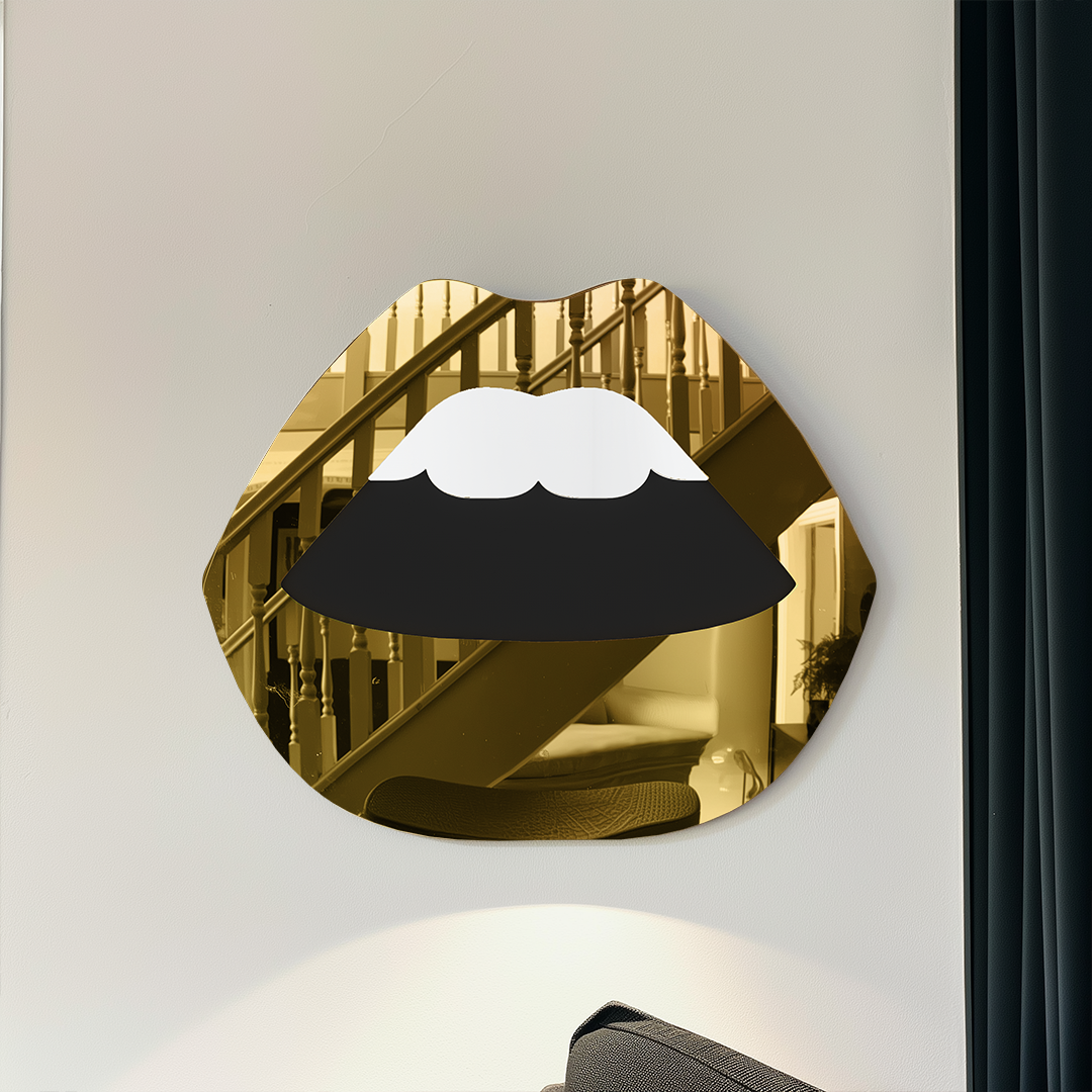 Lips Mirror Wall Art – Bold Pop Glam Décor