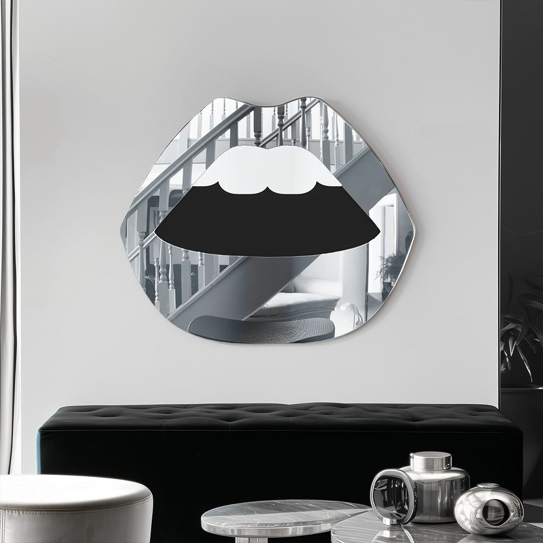 Lips Mirror Wall Art – Bold Pop Glam Décor