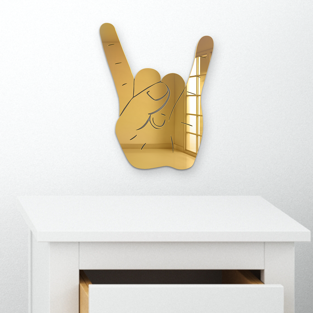 ROCK ON HAND SILHOUETTE - 4ArtWorks