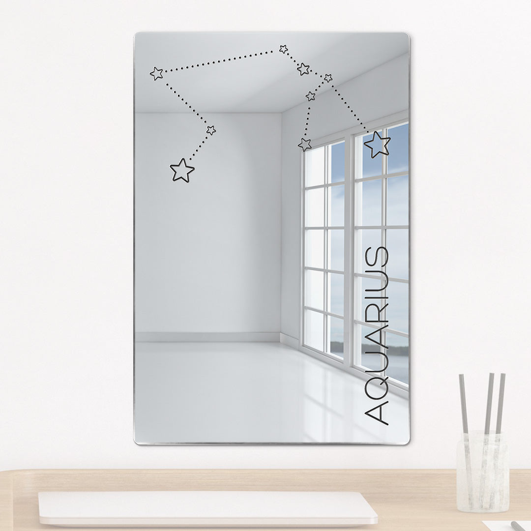 Aquarius Zodiac Sign Mirror