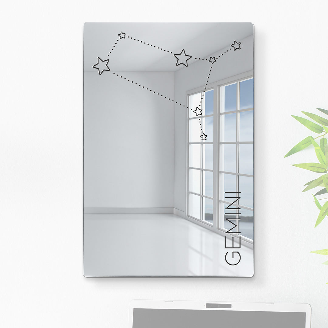 Gemini Zodiac Sign Mirror