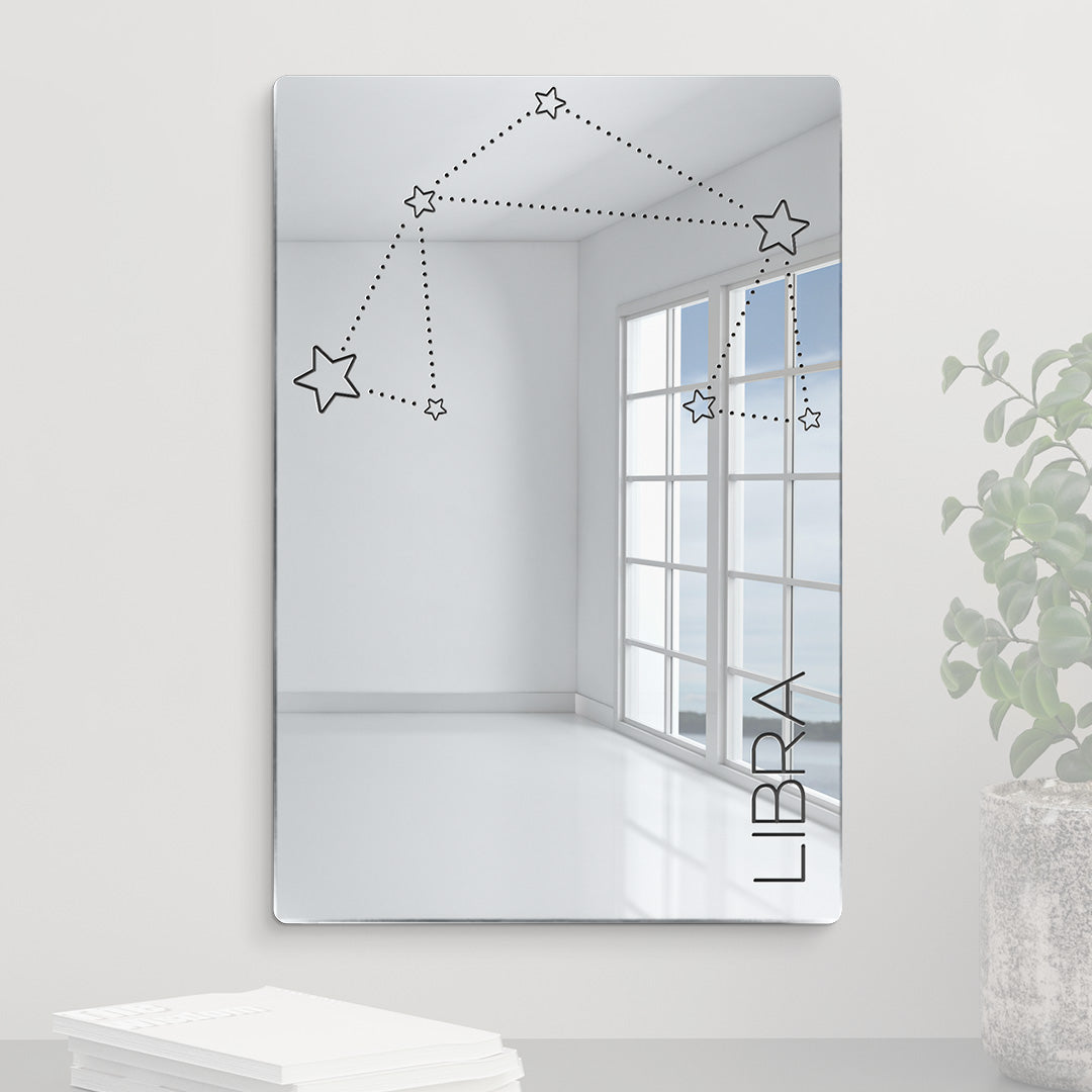 Libra Zodiac Sign Mirror