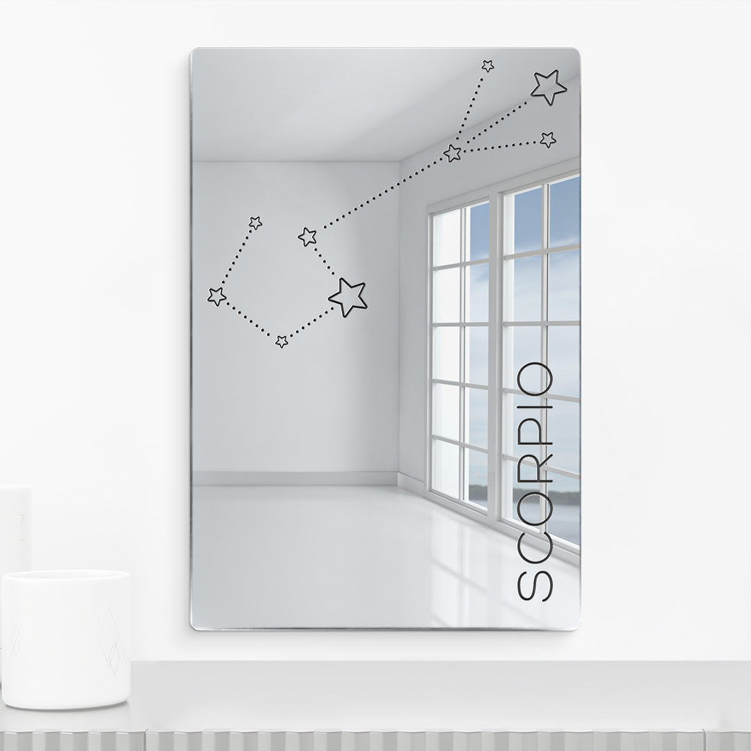 Scorpio Zodiac Sign Mirror