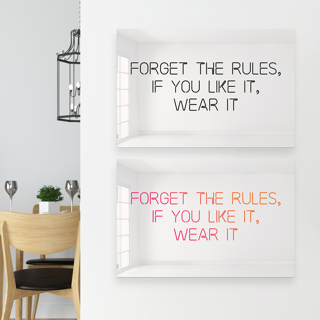 Forget the Rules, If You Like it Wear It