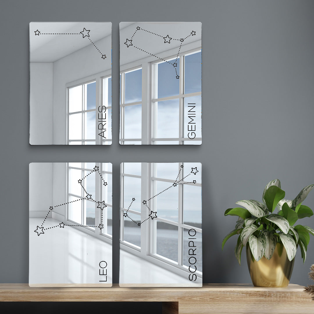 Gemini Zodiac Sign Mirror