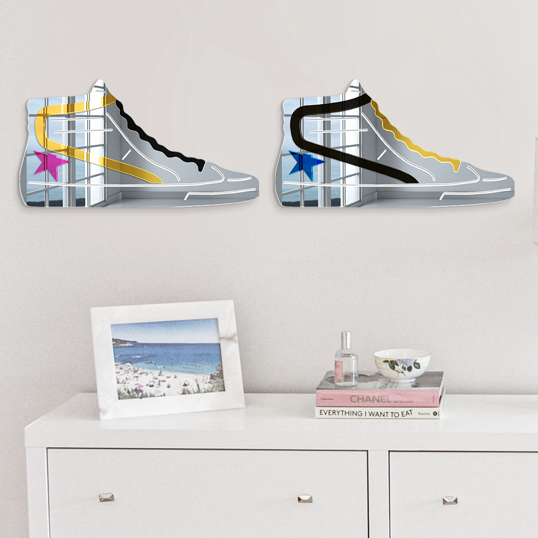 Sneakers Mirror Art