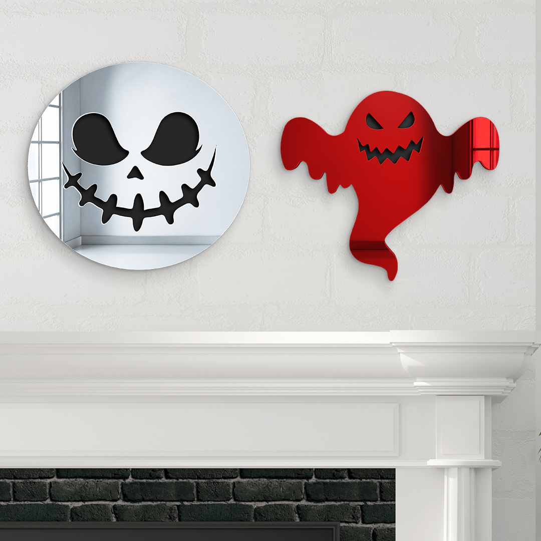 4ArtWorks-Spooky-Ghost-Halloween-Mirror-Wall-Decor