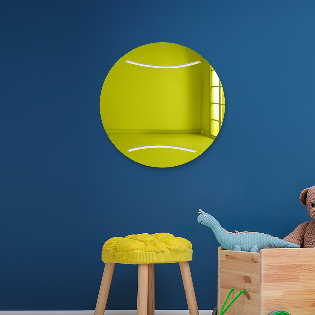 Baseball, Basketball, and Tennis Ball Sports Wall Mirrors