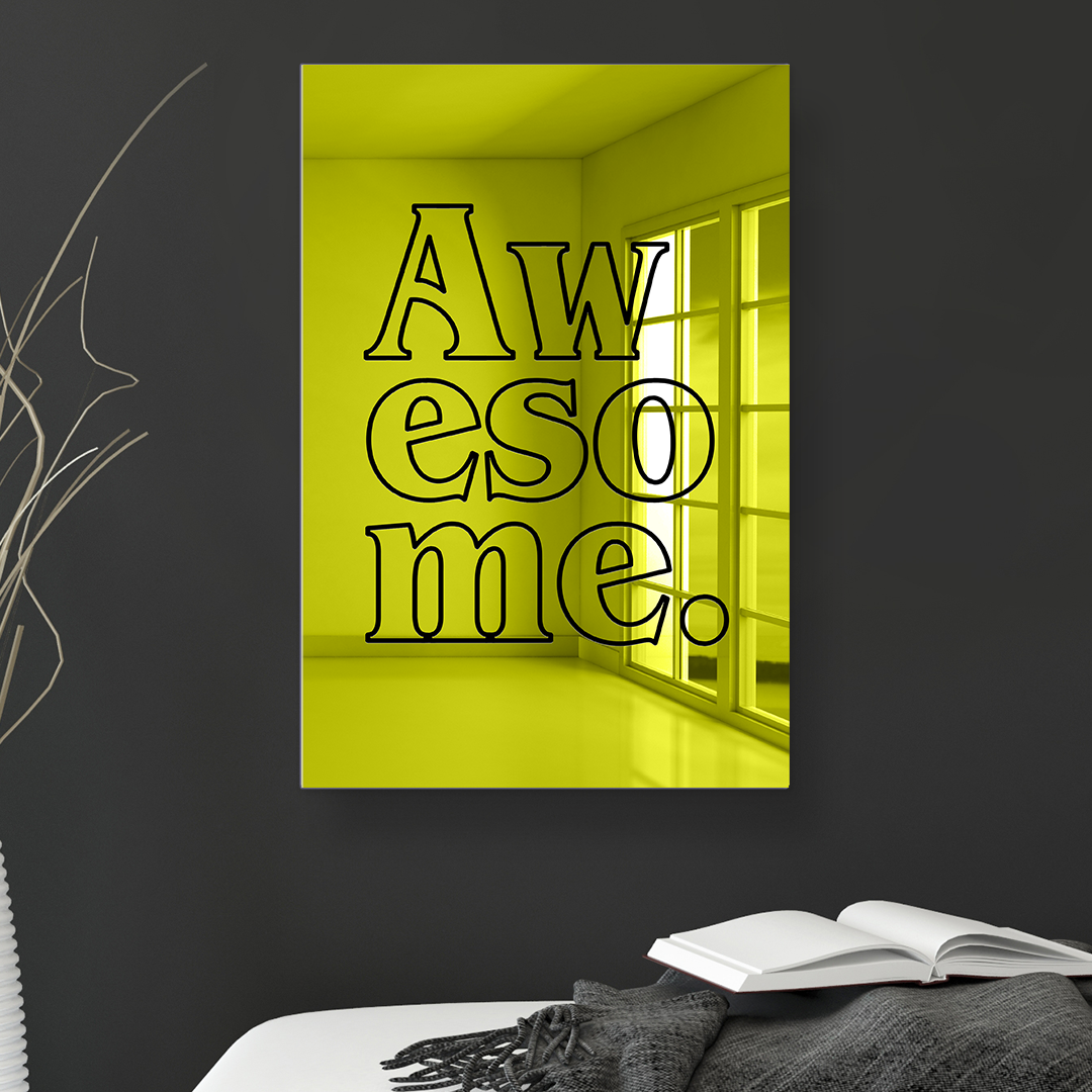 Awesome Wall Mirror Yellow
