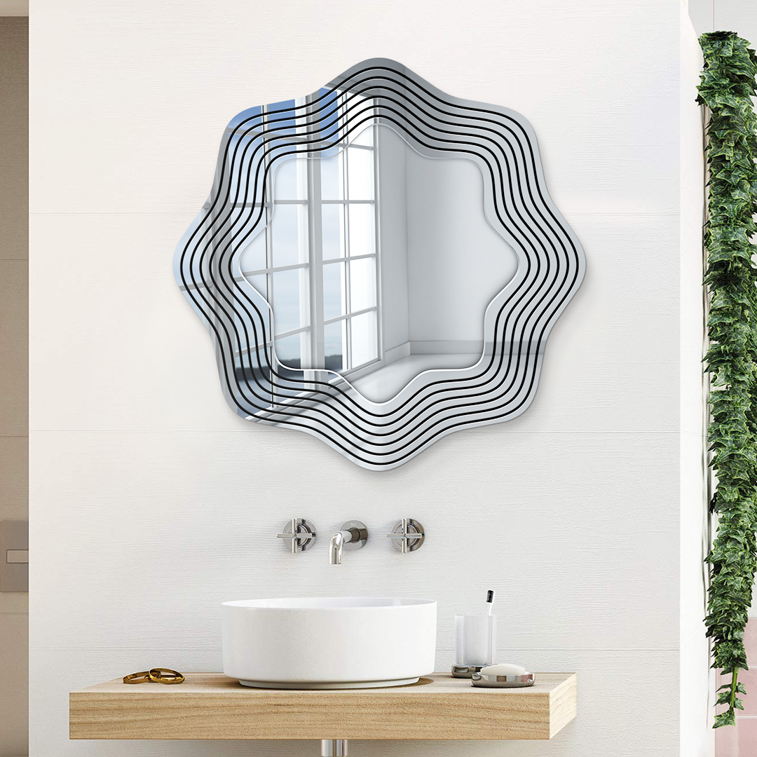 Pop Star Wall Mirror Silver