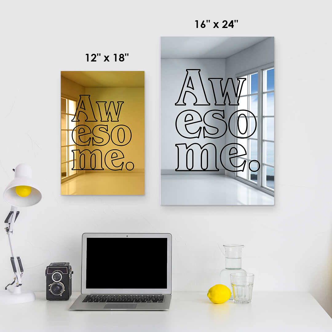 Awesome Wall Mirror Silver Gold