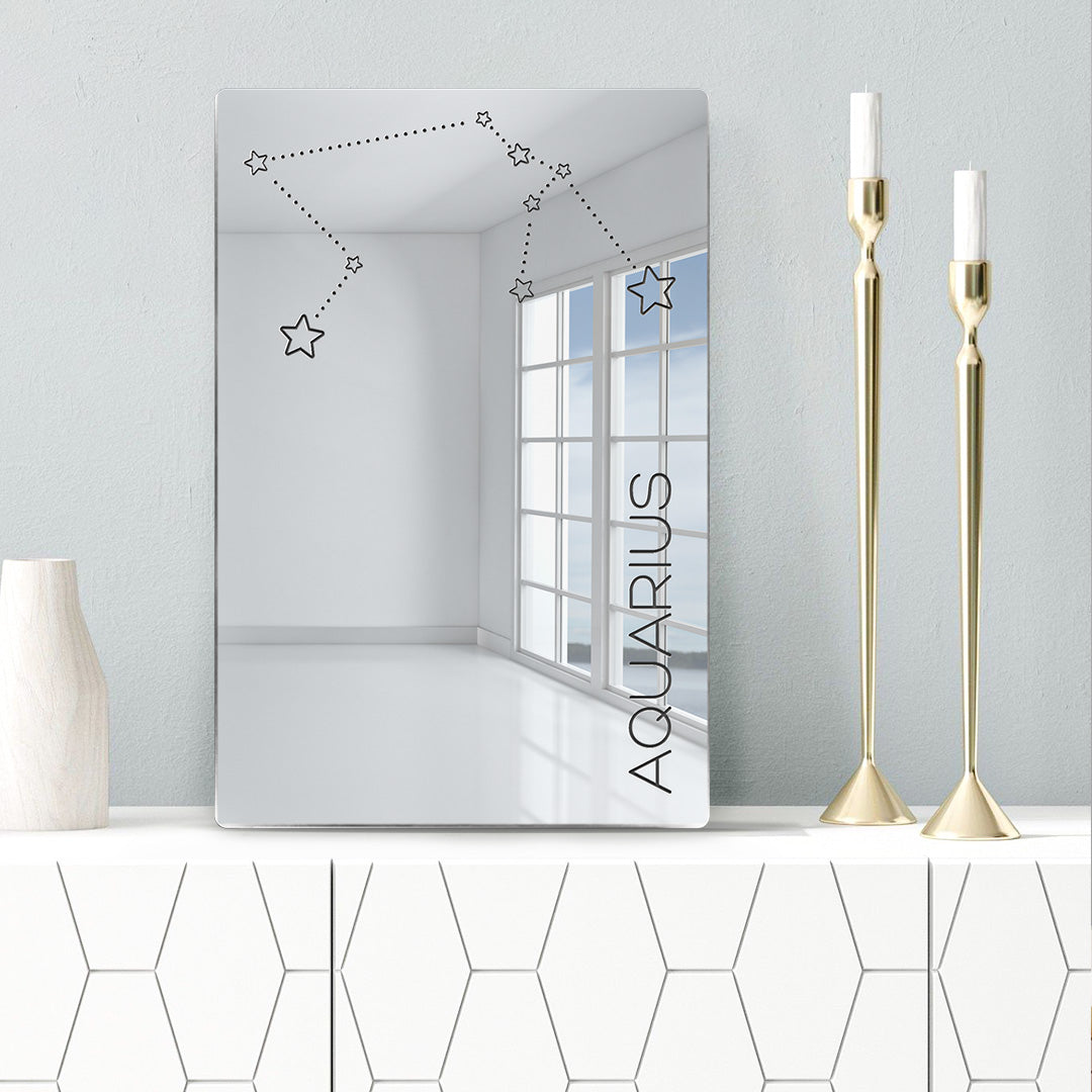 Aquarius Zodiac Sign Mirror