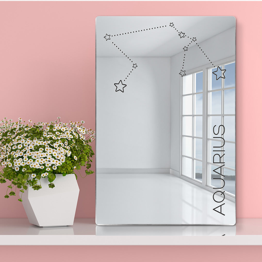 Aquarius Zodiac Sign Mirror