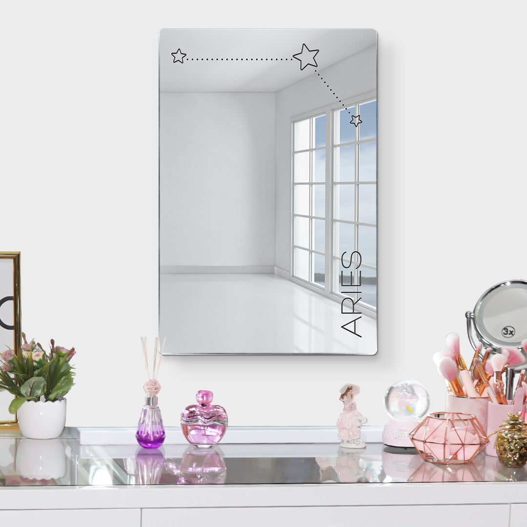 Aries Zodiac Sign Mirror