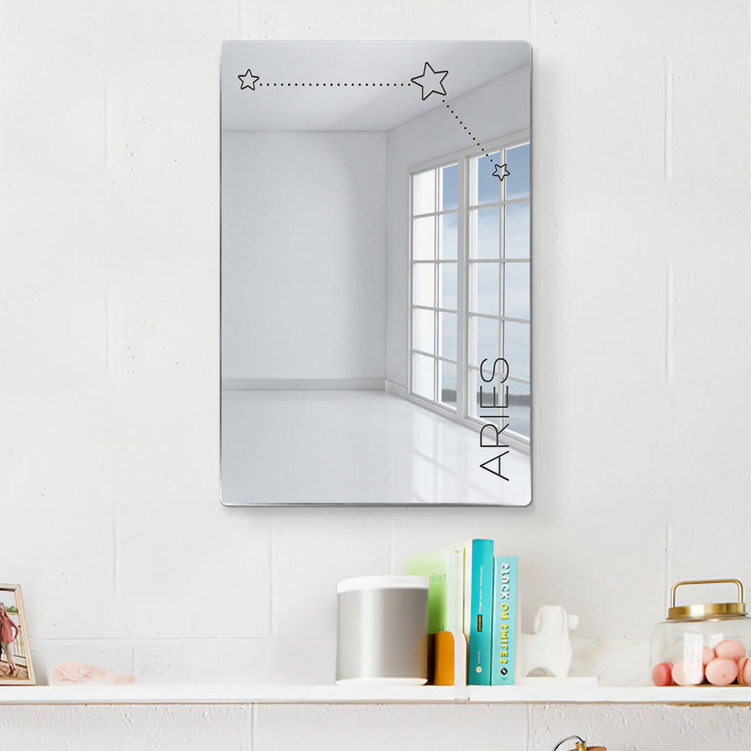 Aries Zodiac Sign Mirror