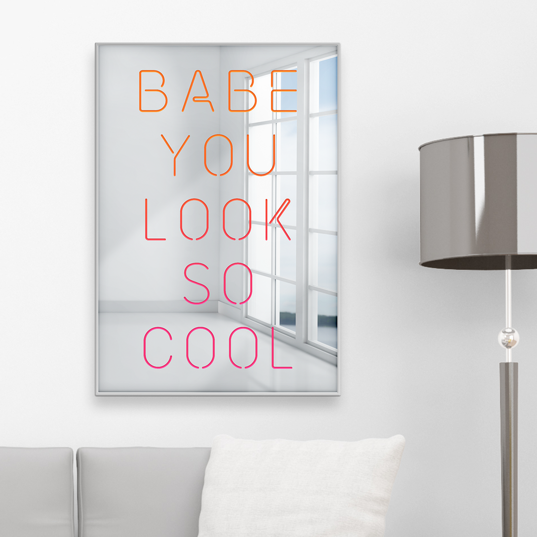 Babe You Look So Cool Silver