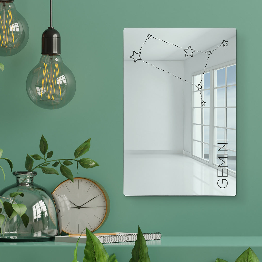 Gemini Zodiac Sign Mirror
