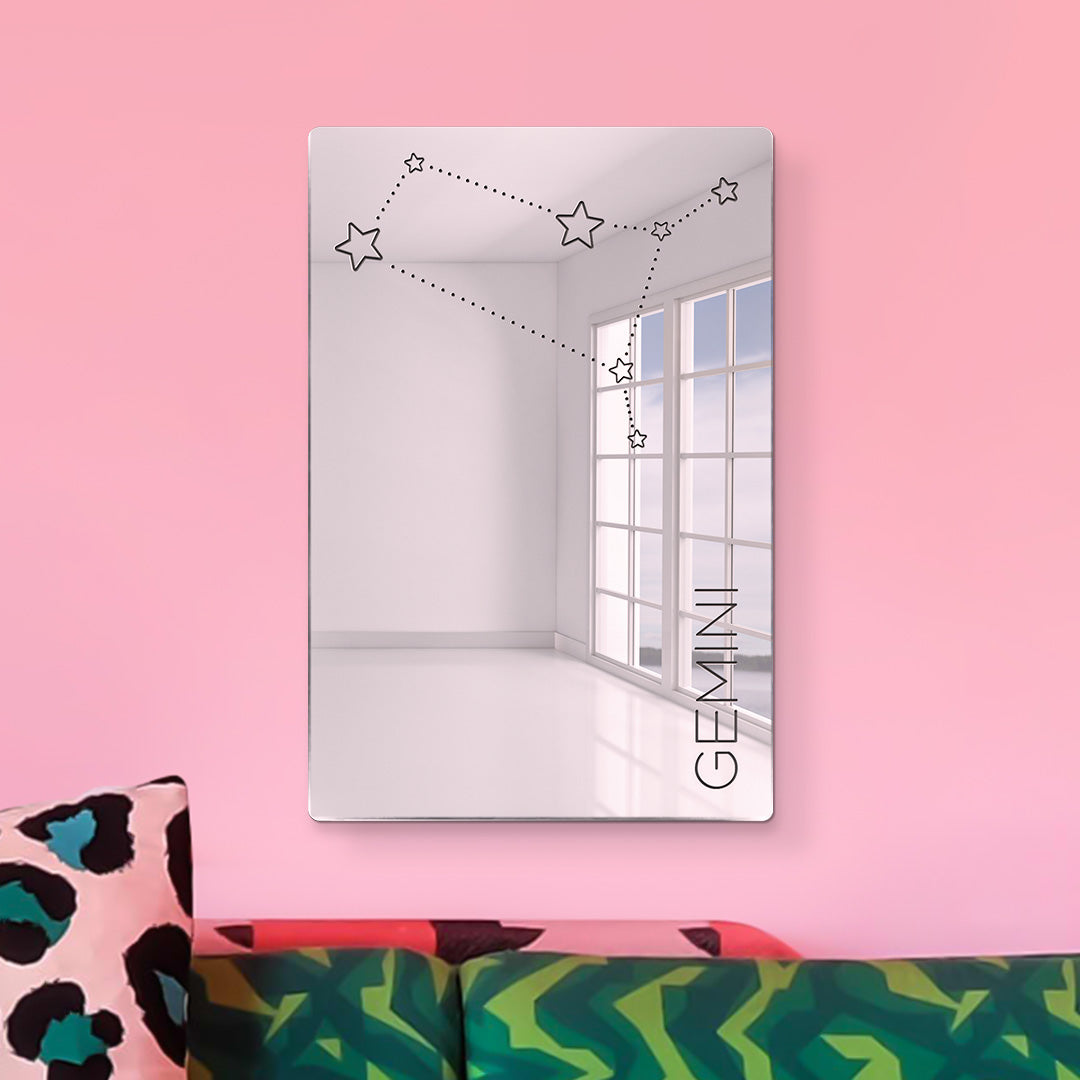 Gemini Zodiac Sign Mirror
