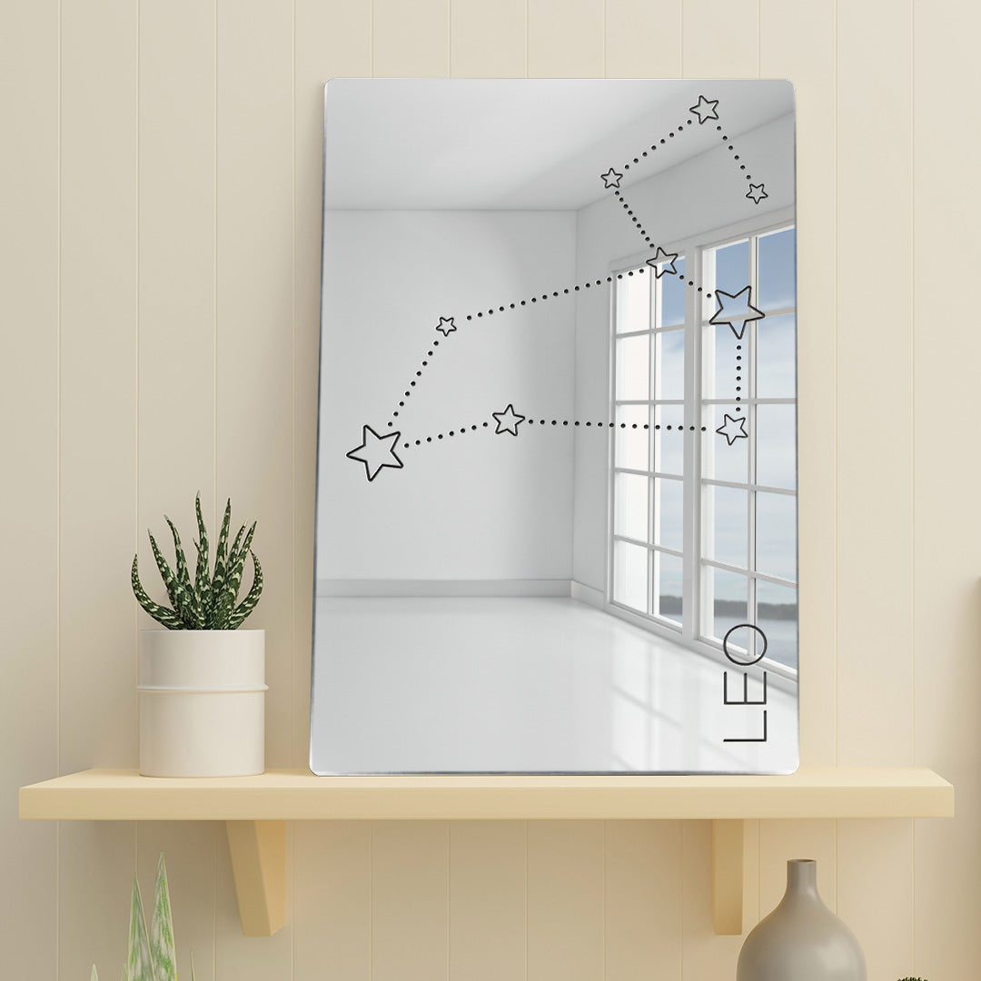 Leo Zodiac Sign Mirror