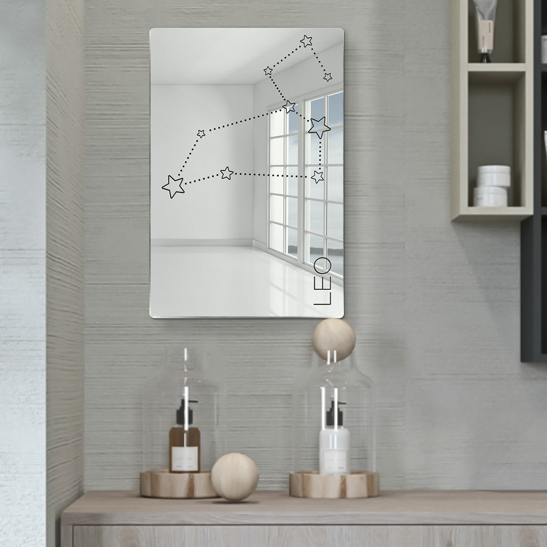 Leo Zodiac Sign Mirror