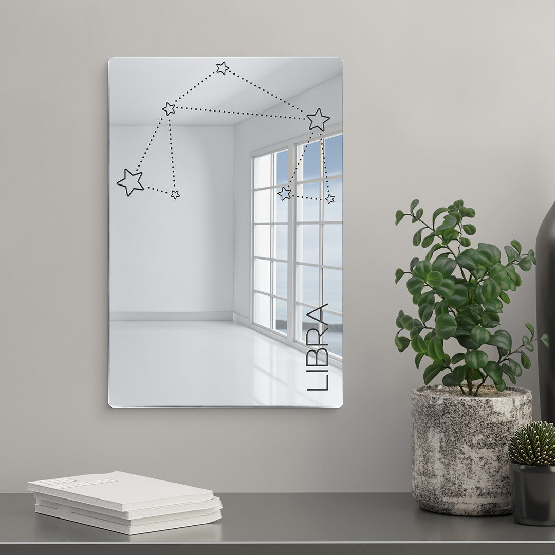 Libra Zodiac Sign Mirror