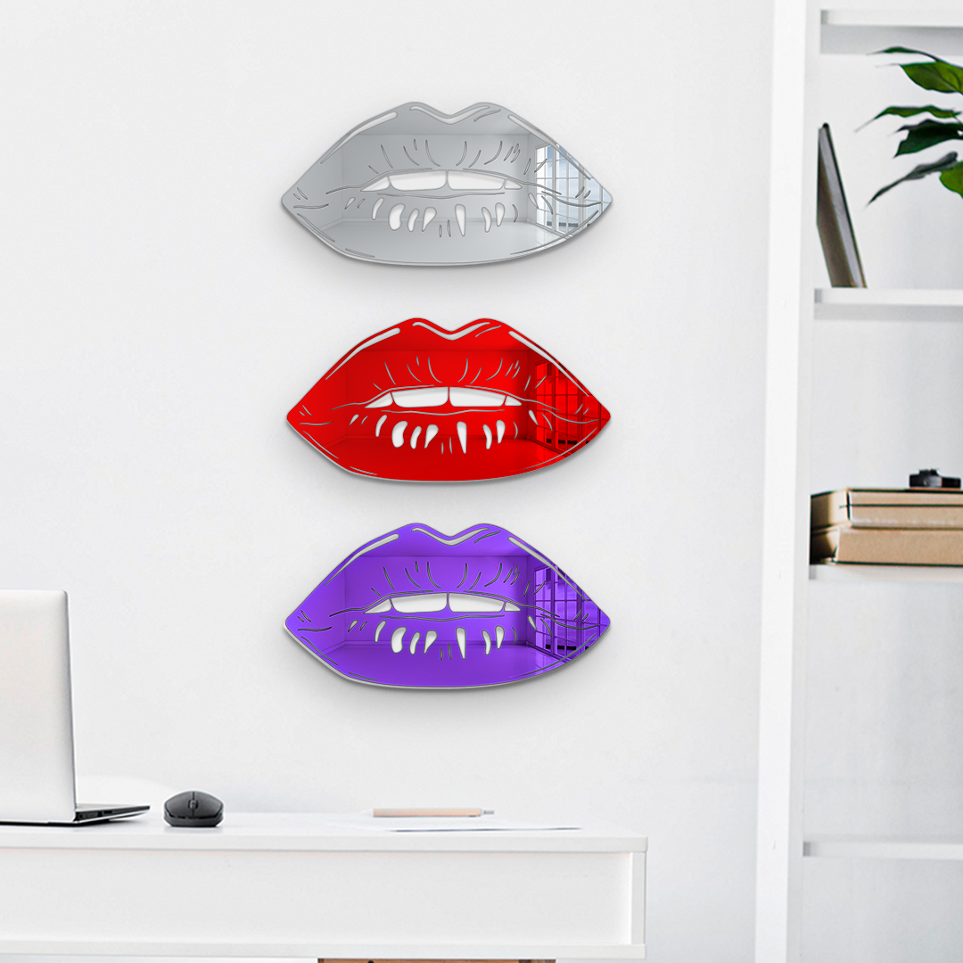 Bundle | Multicolor Mirrored Lips 3-Piece Set