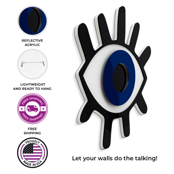 Evil eye with lashes discount