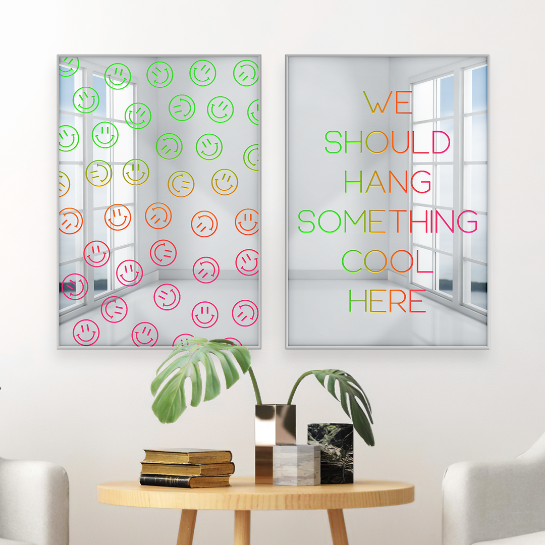 We Should Hang Something Cool Silver