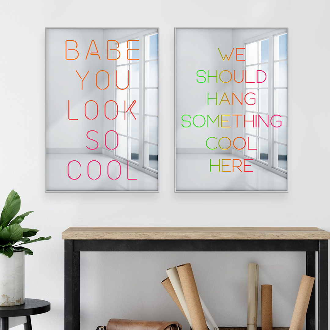 We Should Hang Something Cool Silver