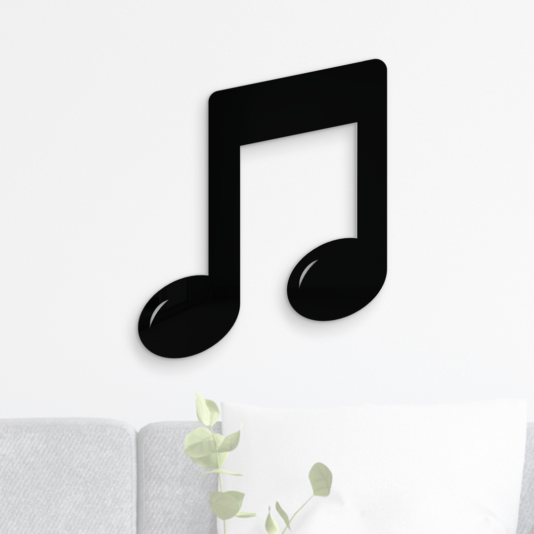 Musical Note Wall Hanging | Beamed Pair of Quavers