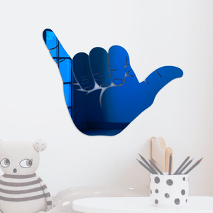 Hang Loose Hand Silhouette Mirror