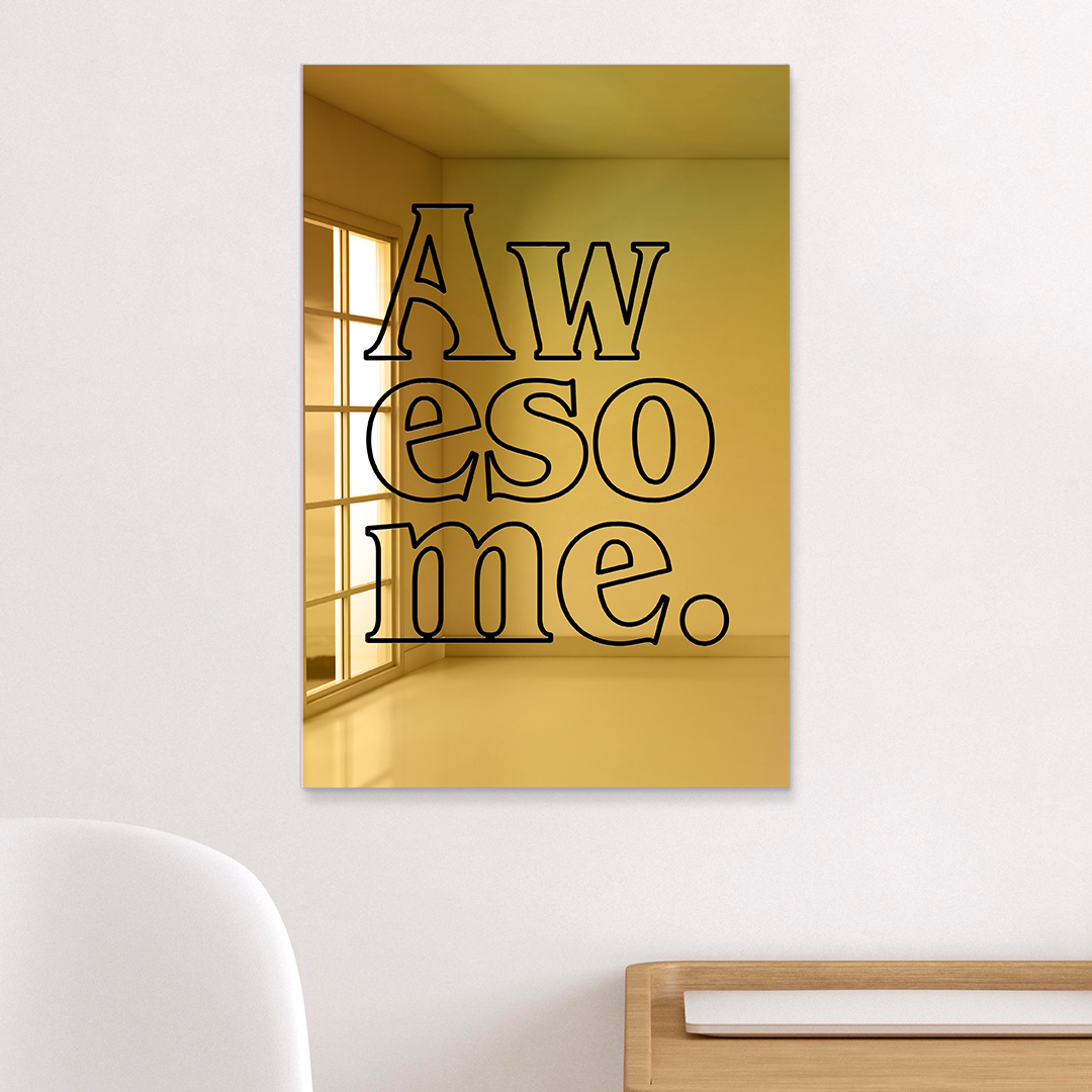 Awesome Wall Mirror Gold