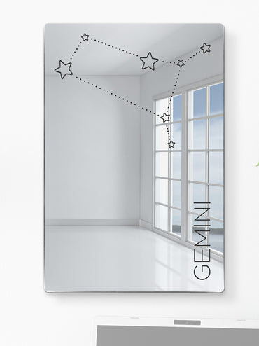 Gemini Zodiac Sign Mirror
