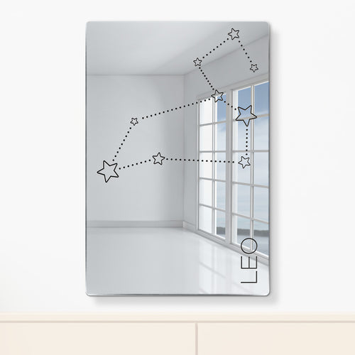 Leo Zodiac Sign Mirror