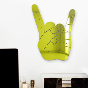 Rock On Hand Silhouette