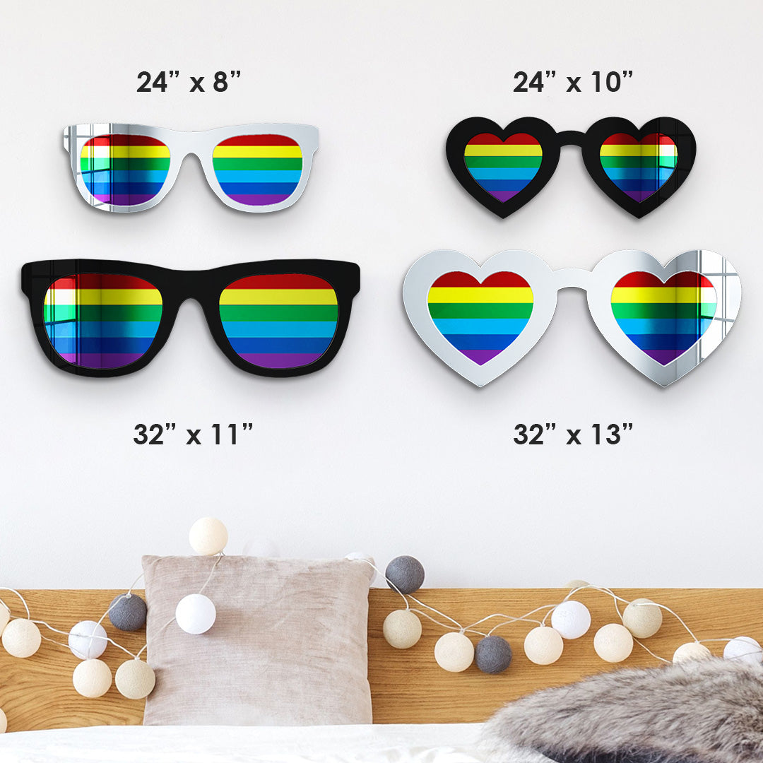 Rainbow Sunglasses Wall Hanging Pop Art Wall Decor