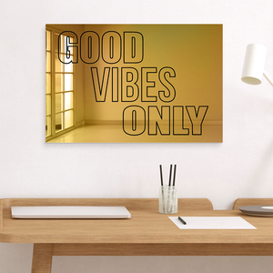 Good Vibes Only Decorative Wall Mirror
