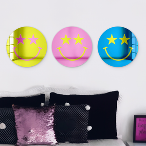 Bundle |  Happy Face with Starry Eyes Multicolor 3-Piece Set