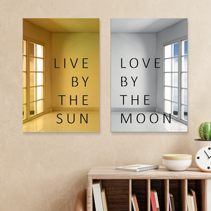 Love By The Moon Wall Mirror