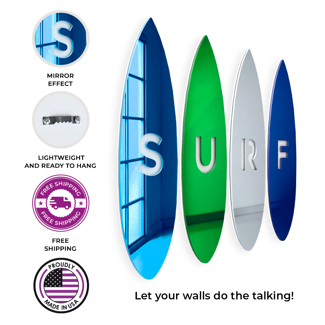 4ArtWorks Surfboard Set of Mirrors