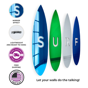 Surfboard 4-Piece Set